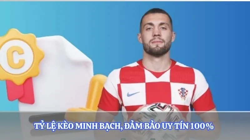 Tỷ lệ kèo minh bạch, đảm bảo uy tín 100% 